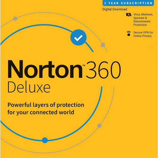 Norton 360 Deluxe – 1 Device 1 Year