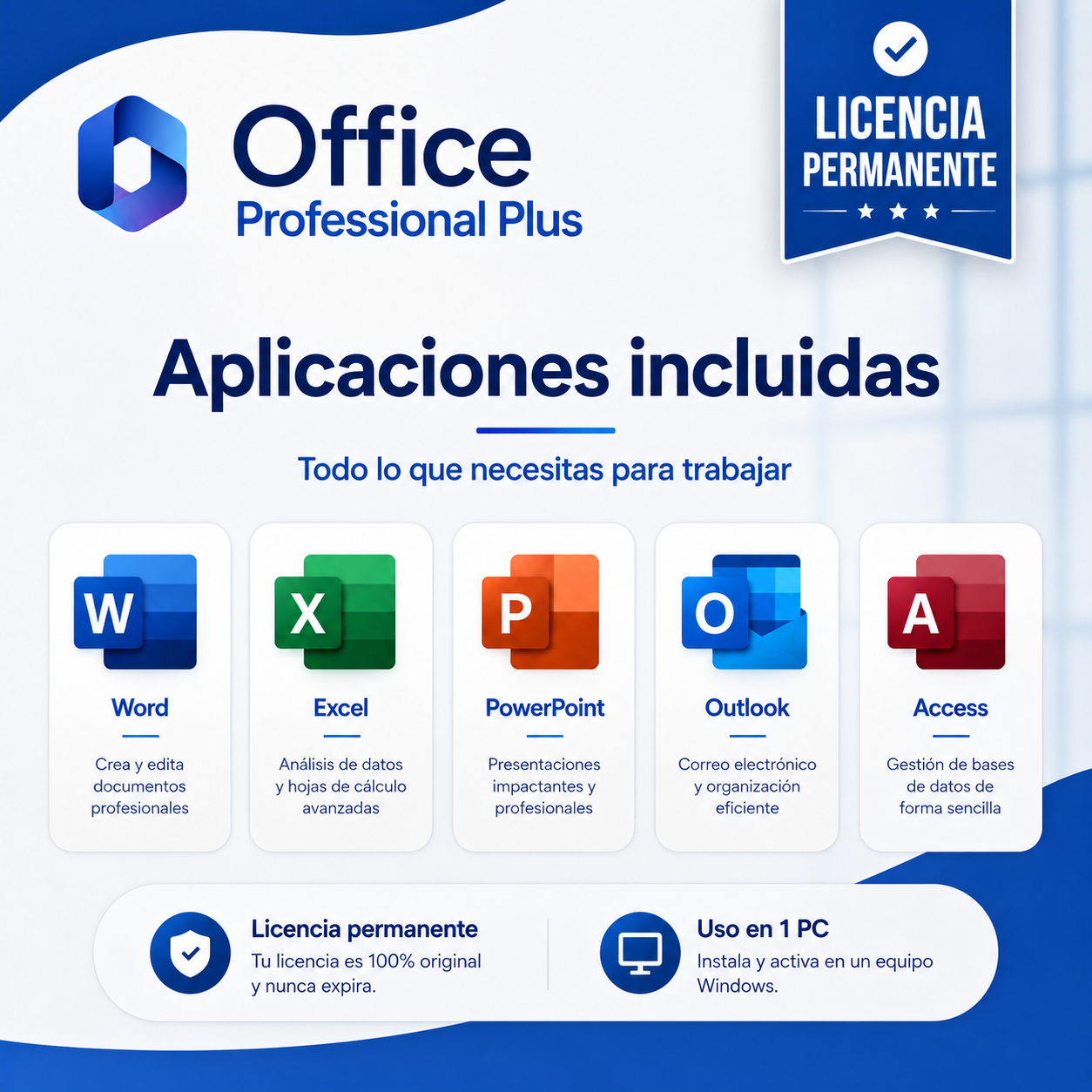 Office 2021 Professional Plus -Permanente 1 PC - Imagen 4