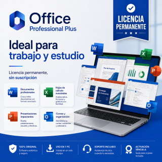 Office 2021 Professional Plus -Permanente 1 PC