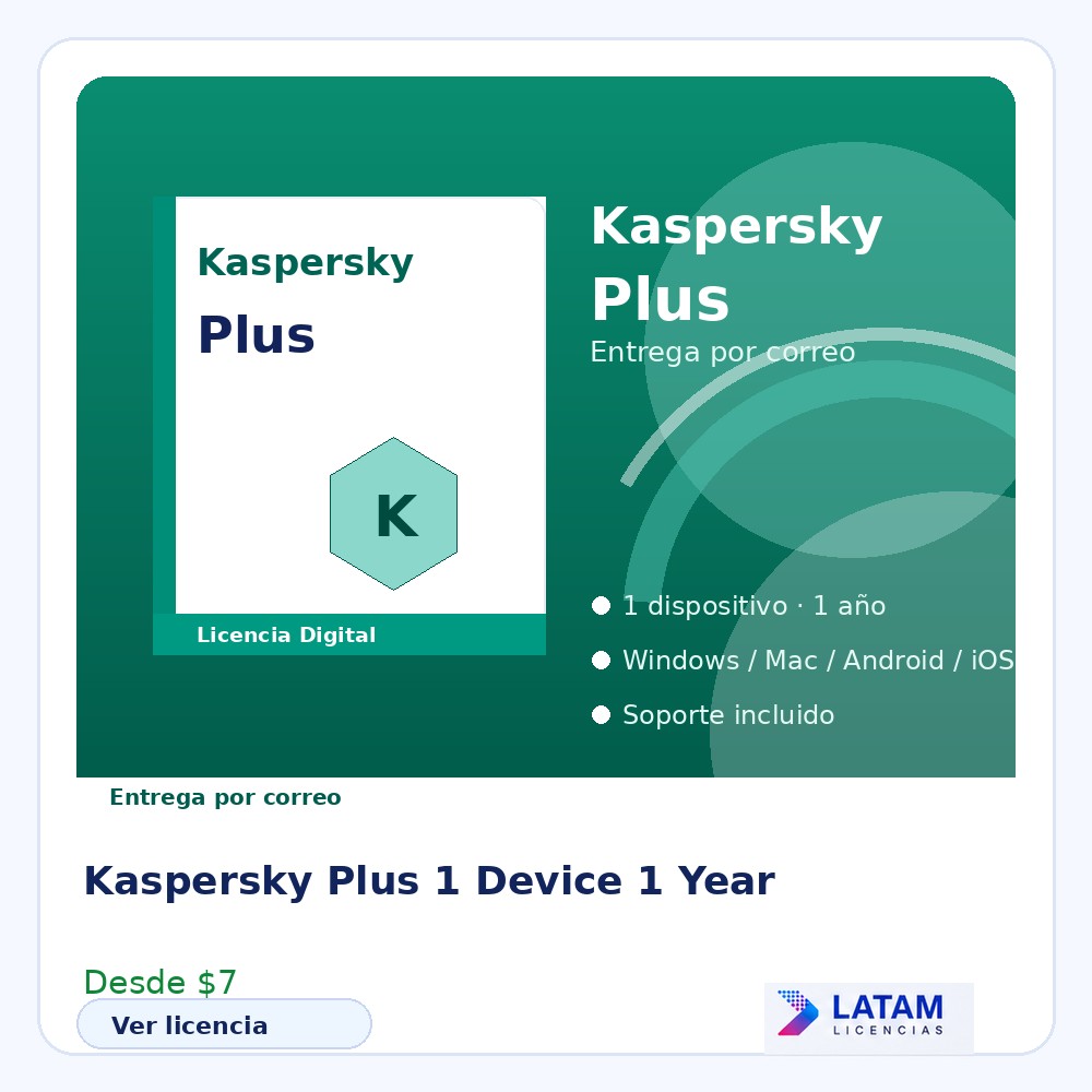 Kaspersky Plus – 1 Device 1 Year