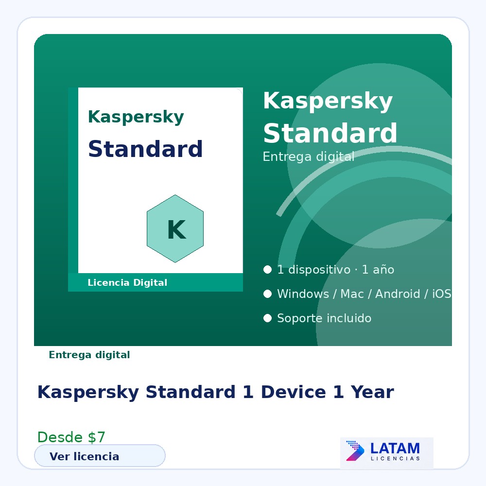 Kaspersky Standard – 1 Device 1 Year