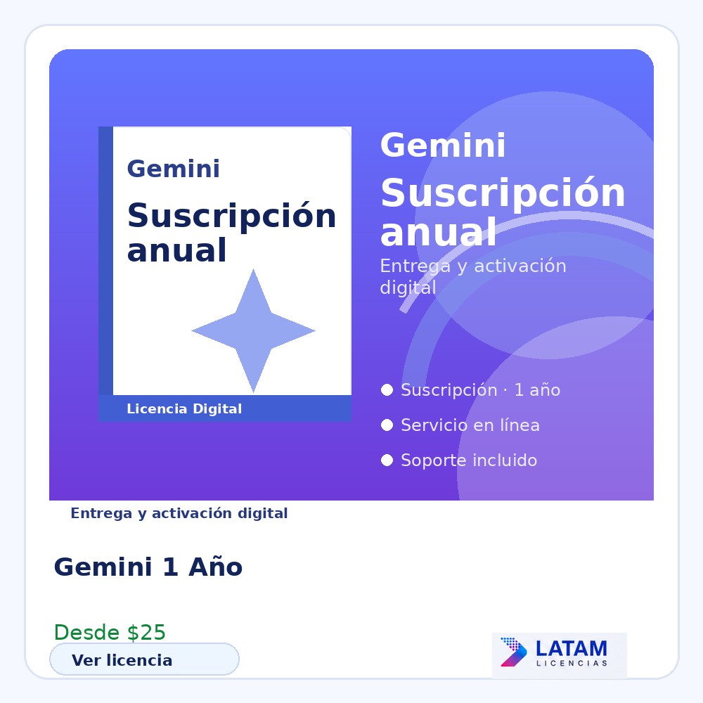 Gemini – 1 Año
